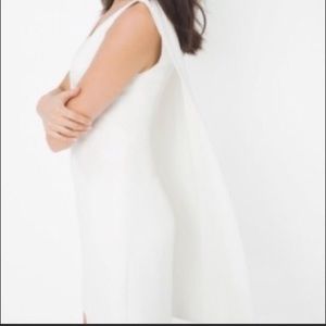 WHBM white formal dress , with tags never worn.